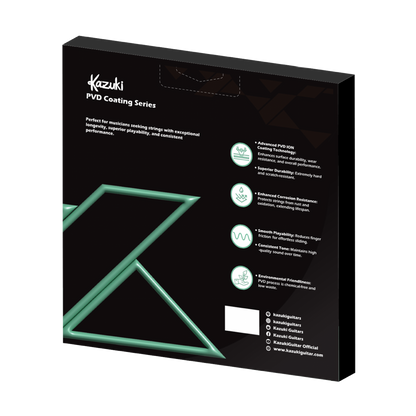 KAZUKI PVD COATING SERIES PHOSPHOR BRONZE ACOUSTIC GUITAR STRING 10-47