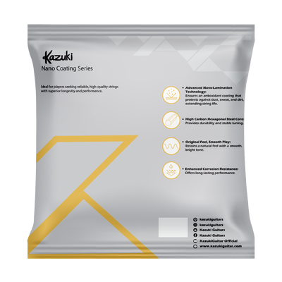 KAZUKI NANO COATING SERIES BRONZE 80/20 ACOUSTIC GUITAR STRING 11-52