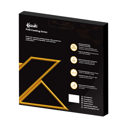 KAZUKI PVD COATING SERIES PHOSPHOR BRONZE ACOUSTIC GUITAR STRING 11-52