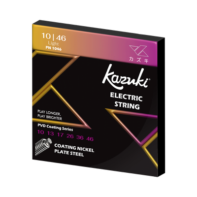 KAZUKI PVD COATING SERIES NICKEL PLATE STEEL ELECTRIC GUITAR STRING 10-46